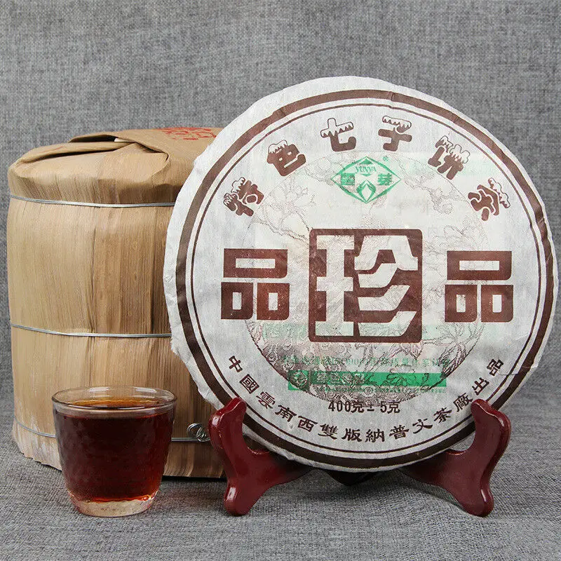 

Сокровища 2006 Puwen Yunya 400 г Pu-erh, спелый чай, сваренный