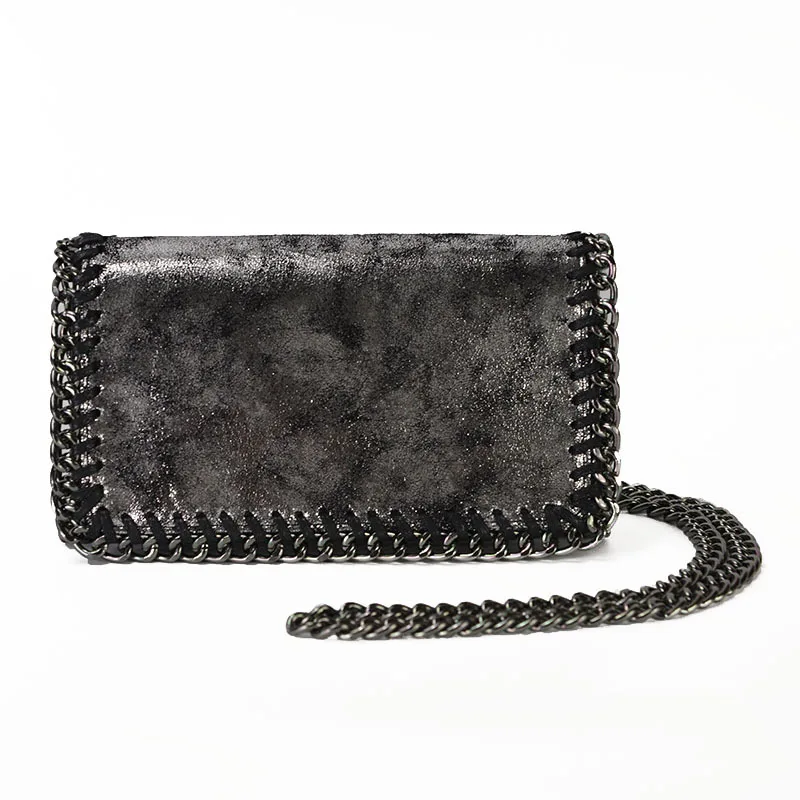 Luxury glimmer shoulder bag simple wild dinner clutch with antioxidant chain crossbody | Багаж и сумки