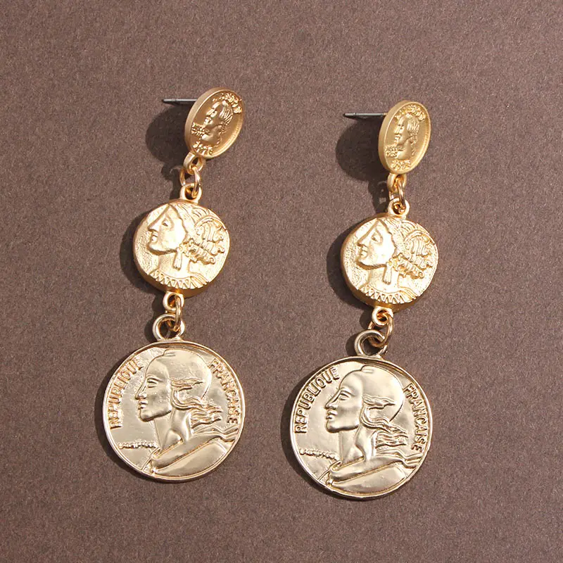 Женские серьги с кристаллами JJFOUCS роскошные геометрические металлические