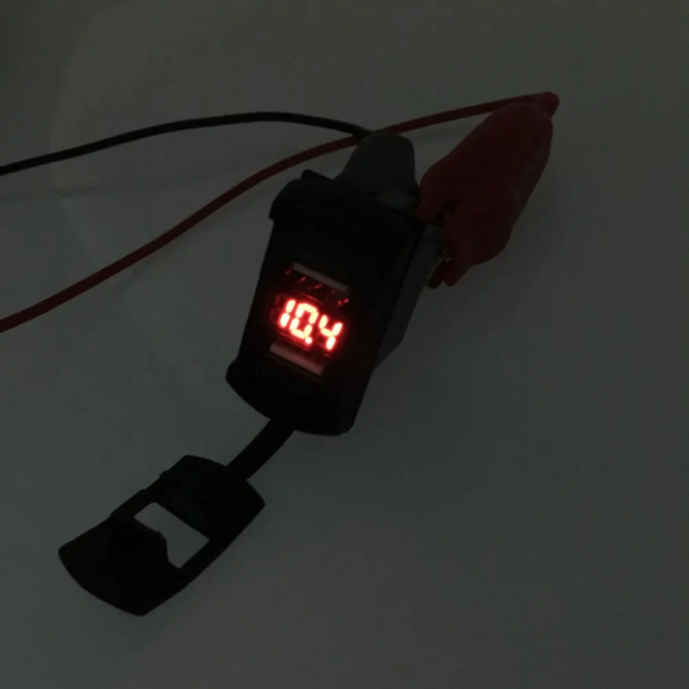 Iztoss DC 12 24V 4.2A авто для джип лодки двойной USB зарядное устройство разъем Рокер Стиль