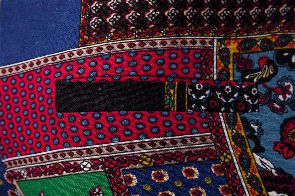 Мужские облегающие винтажные прямые брюки в этническом стиле деловые больших