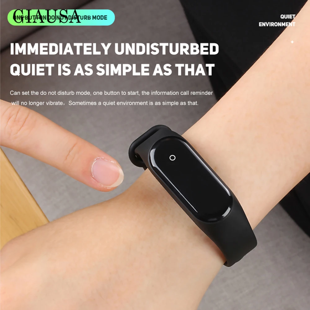 Smart Band Heart Rate Blood Pressure Monitor High Brightness Colorful Screen Bracelet Wristband Notification PK Y5 | Электроника