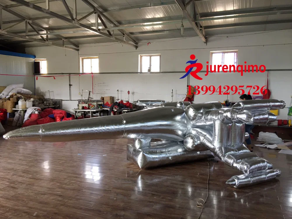 

Hot selling fighter air model inflatable advertising object