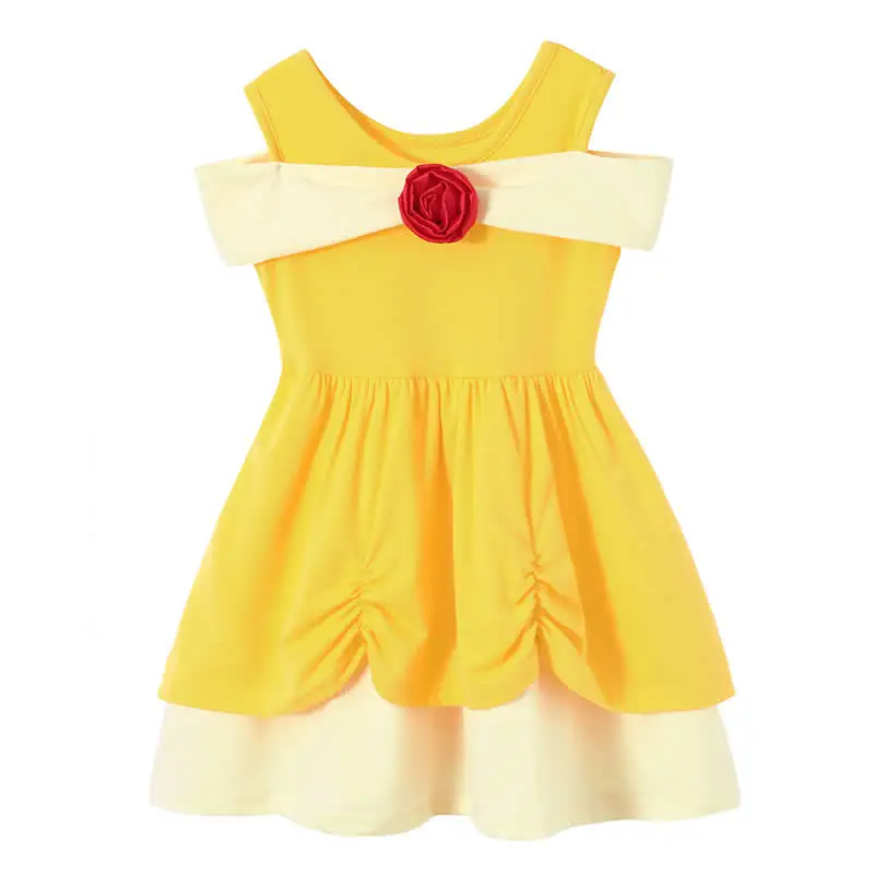 Платье для девочки костюмы принцессы Микки-Маус девочек Женский костюм косплея