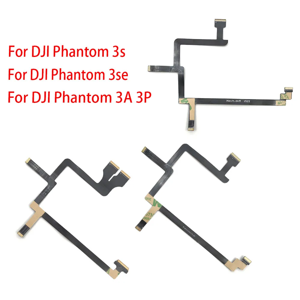 10Pcs/Lot, Flexible Gimbal Cable Flex Flat Ribbon Cable Camera For DJI Phantom 3 Camera Drone 3A 3P 3S SE Repairing Parts