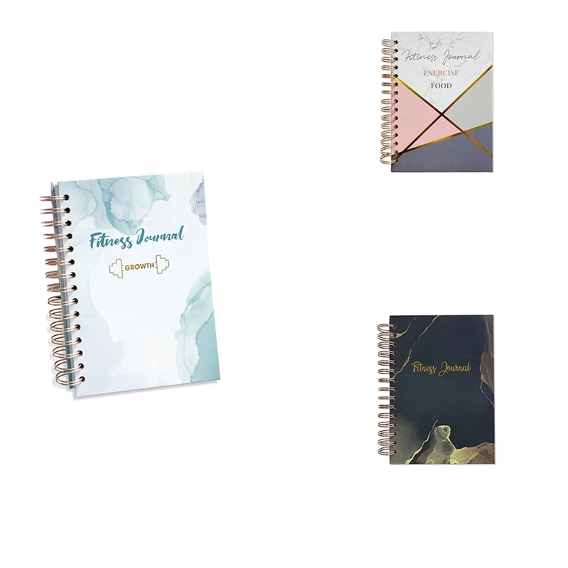 

Workout Fitness Journal Planners,Daily Weekly Non-Dated Planner, Notepad for Fitness And/Nutrition Journal/Planners