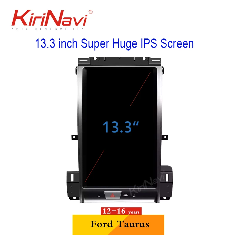 Автомагнитола KiriNavi Telsa с вертикальным экраном 13 3 дюйма 1 din Android gps-навигация для