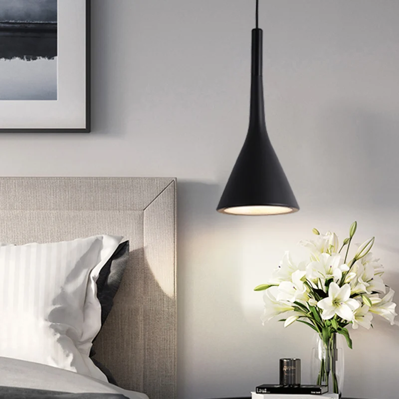 

Nordic LED Pendant Light Modern Bedroom Bedside Hanging Lamp Home Decor Chandelier Stair Kitchen Island Dining Room Cafe Fixture