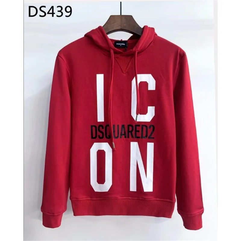 

Winter 2022 DSQ2 Brand Men Cotton Hoodie Dsquared2 Letter Print Hooded Fleece Casual Sweatshirt Street Casual Tracksuits 3XL