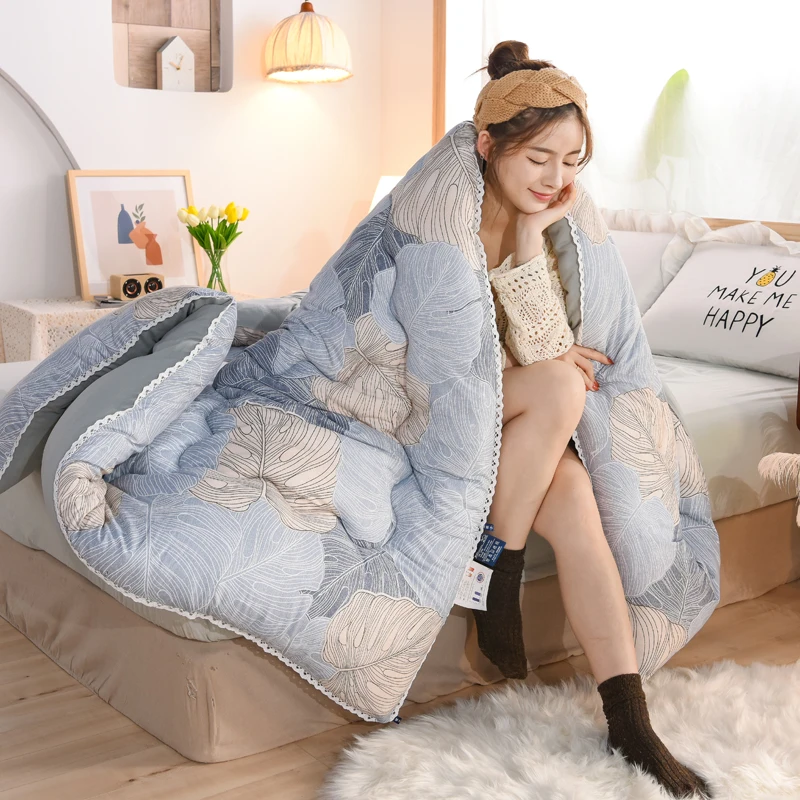 

Winter Quilt Thick Duvet Warm Home Cover Duvet Quilt Bed Cover Home/hotel Bedspreads and Comforters Twin Queen King Size