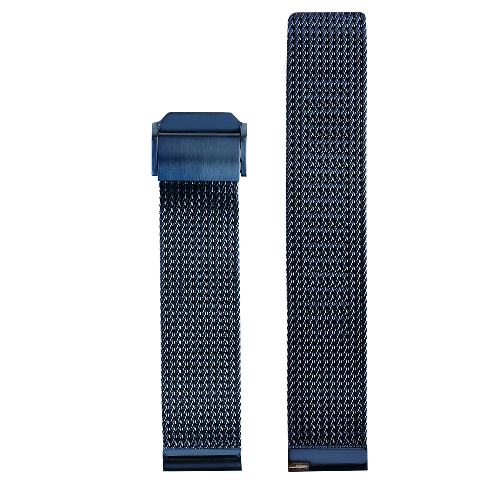 Ремешок унисекс из нержавеющей стали для часов сменный Браслет наручных с