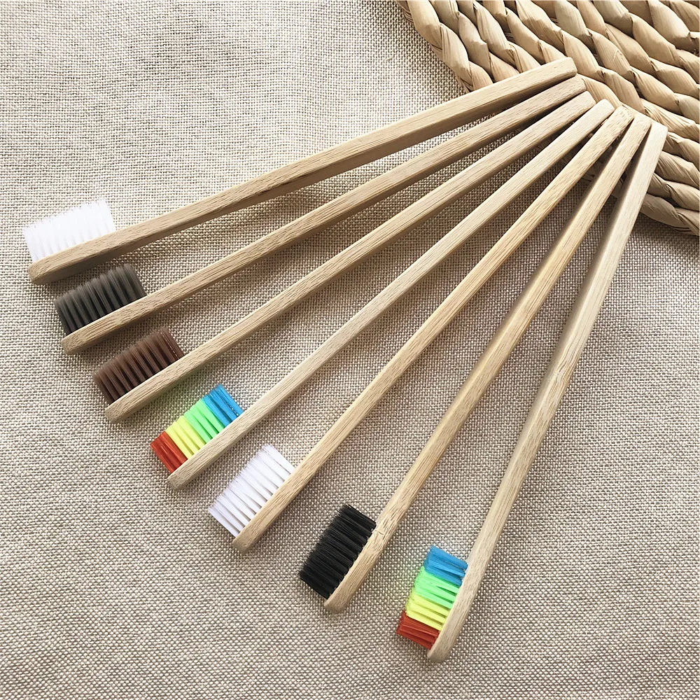 10 шт./компл. окружающую среду с бамбуковым древесным углем Зубная щётка для