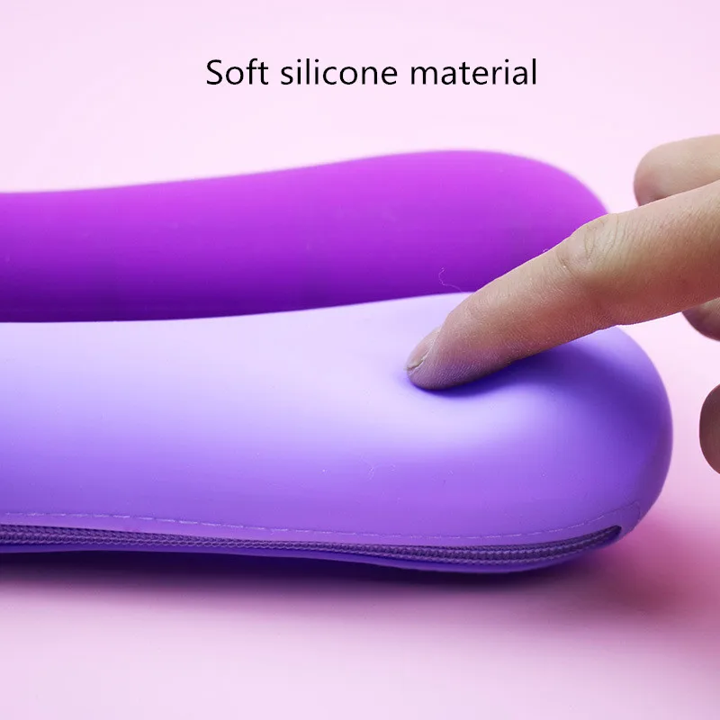 Баклажаны из фасоли Pod образная ручка чехол силиконовый Карандаш сумка студентов