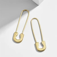 minimalist clip pins earrings for women shaped metal earrings trendy jewelry gothic accessories gift to girl dropshipping center