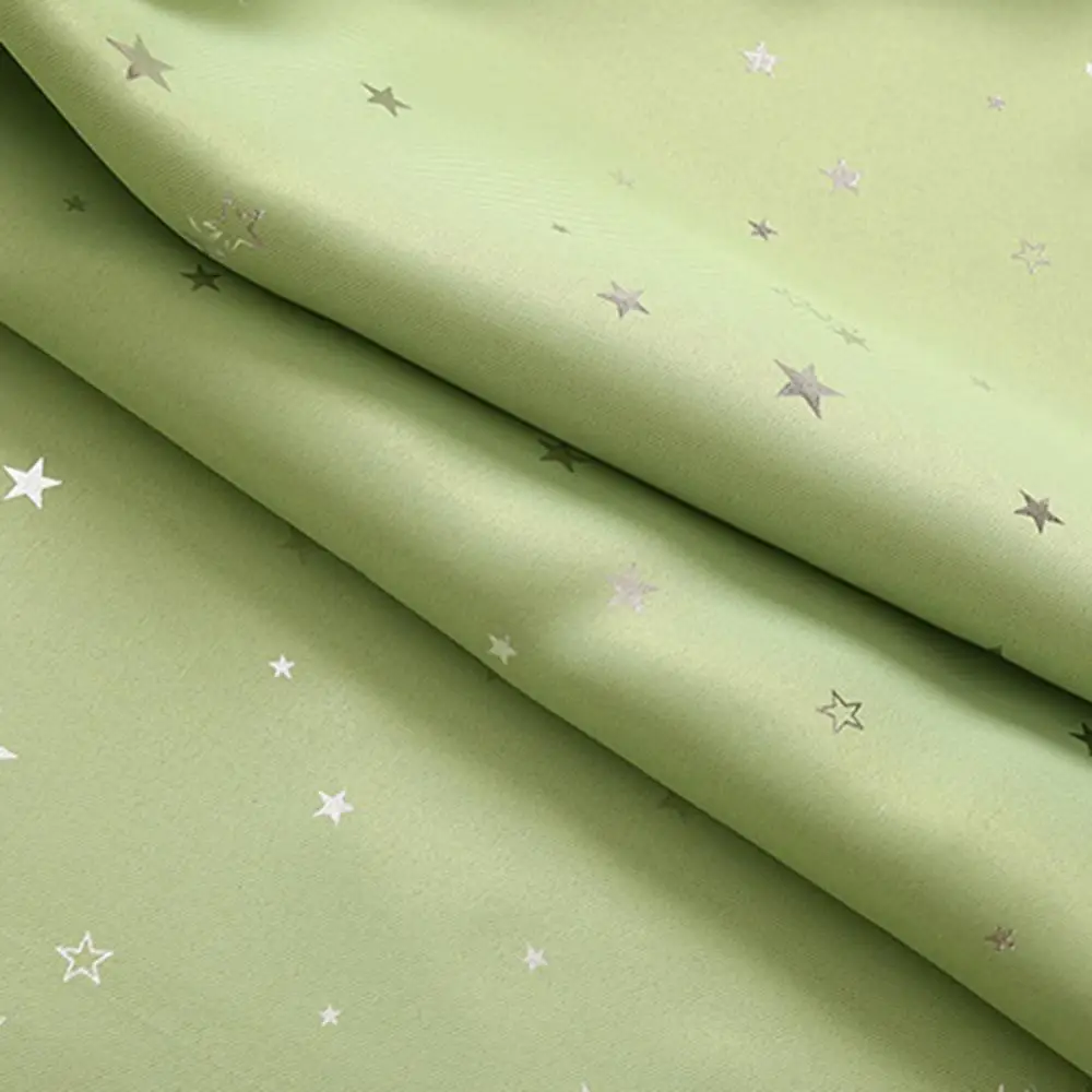 

Stars Print Solid Color Kitchen Short Curtain Window Valance Drape Home Decor
