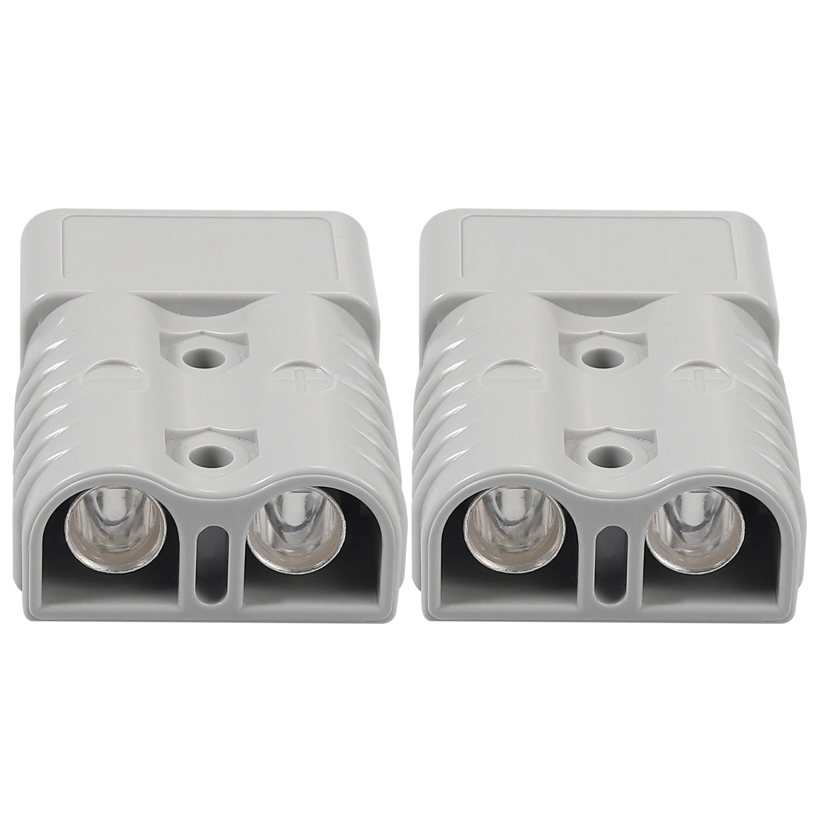 TANiCE 2Pcs 175A 600V For Anderson Style Plug Connectors With 1/0 AWG Silver Plated Solid Copper Terminal AC/DC Power Tool Kit |