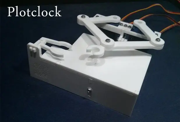 Plotclock Xiaojian часовой манипулятор с открытым исходным кодом для письма и рисования