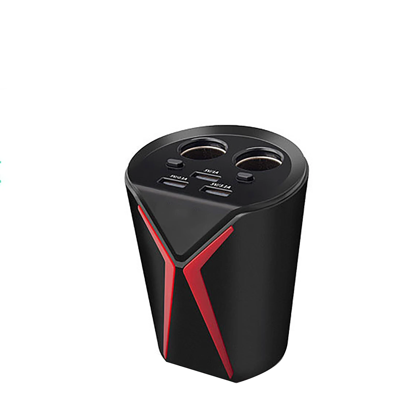 

Автомобильный Разветвитель Прикуривателя с двумя розетками и тремя USB-интерфейсами для транспортных средств 12-24 В, несколько интерфейсов, 3,...