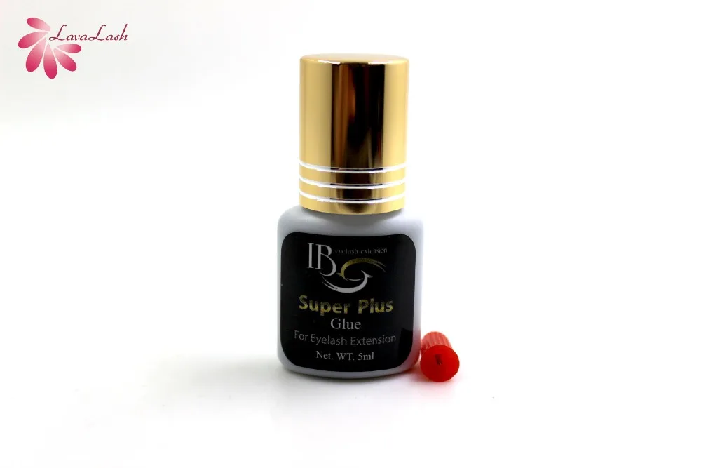 Новое поступление корейский IB ibeauty супер плюс клей для наращивания ресниц черный клей Золотой колпачок 5 мл Быстросохнущий