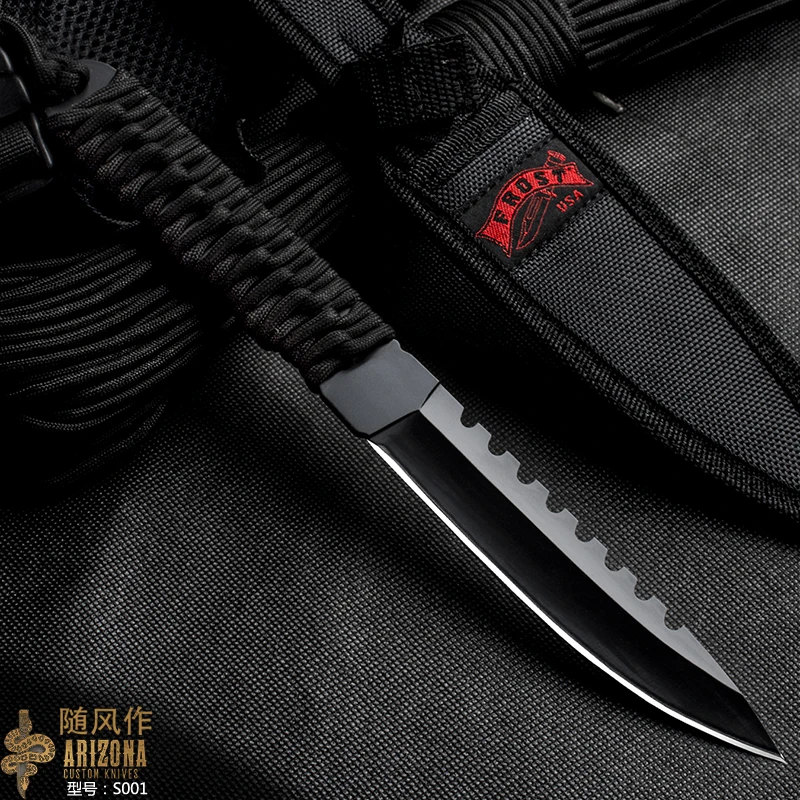 WIND Outdoor sharp straight knife wild survival tactical outdoor portable army | Инструменты