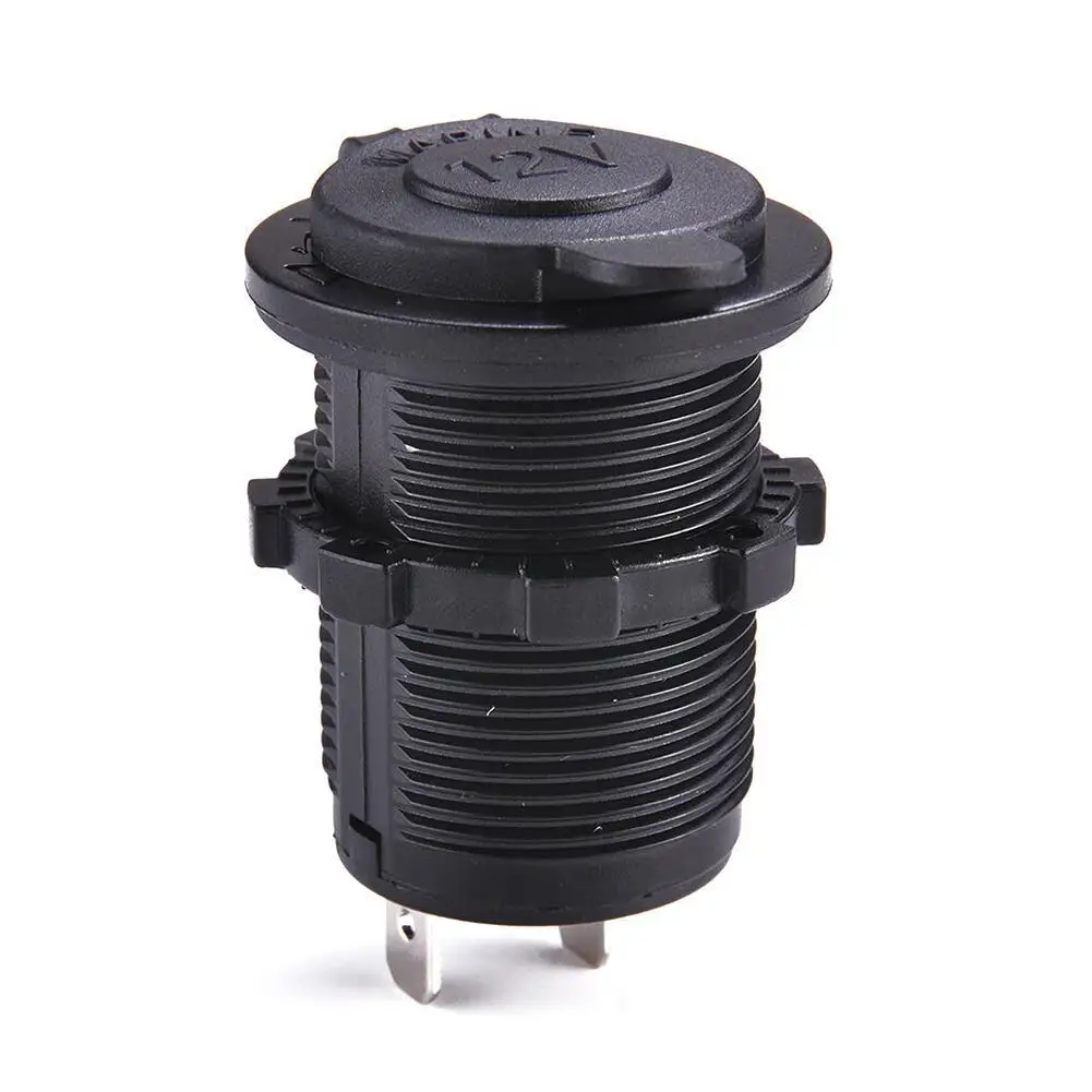 

12V Waterproof Car Cigarette Lighter Socket Plug Motorcycle Lighter Outlet Power Socket Cigarette Plug Accessories Car Boat Z7J2
