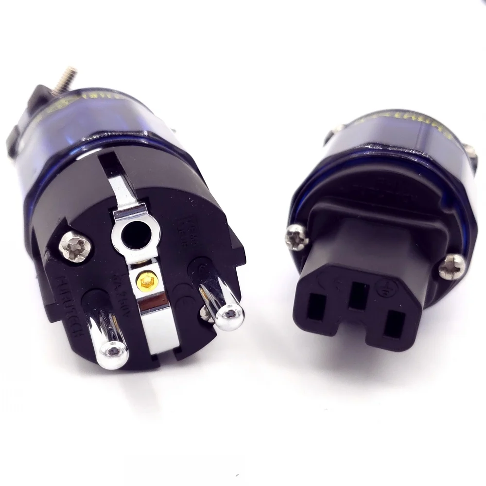 FURUTECH FI E11 N1(R) / 11 N1 (R) разъем питания родиевый конец Schuko IEC 15A/125V 16A/ 250V MATIHUR|Умные