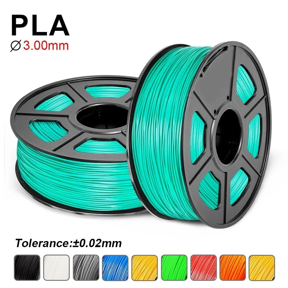 SUNLU 3D PLA нити печати Meterials 3 0 мм для 3d принтер игрушки детей 2.2LBS с бобина