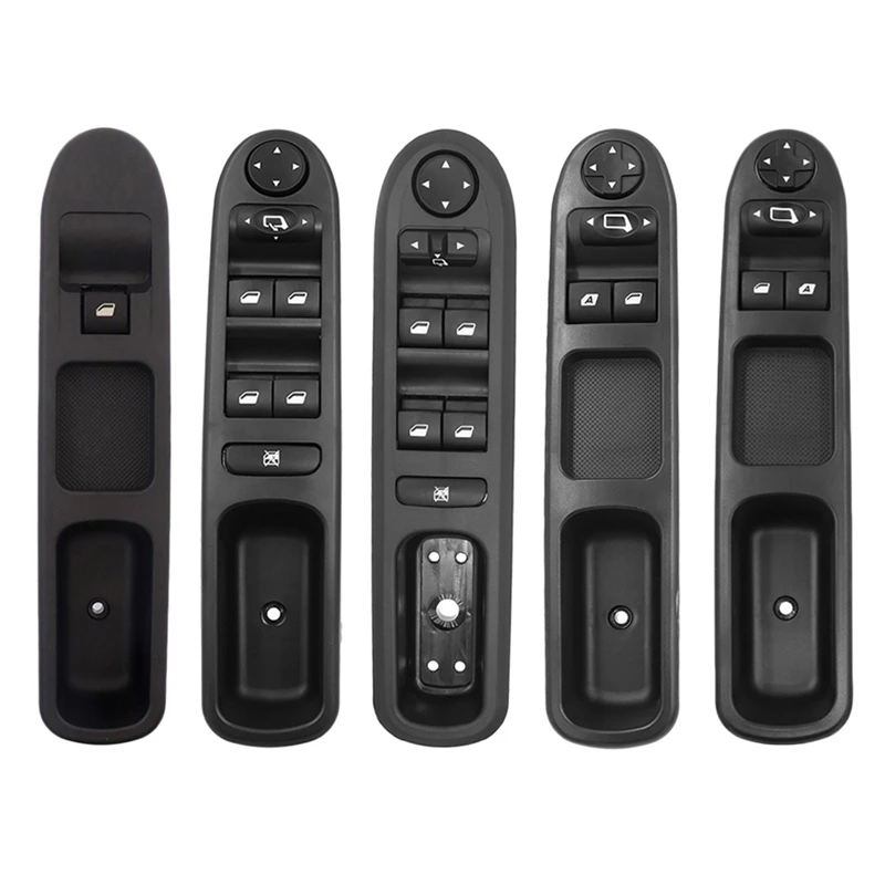 

Автомобильный переключатель управления окном питания 6554.HA, подходит для Citroen C3 C4, для Peugeot 207, 307, 407, 2000-2014, 6490HQ, 6554QC, 6554ER, 6554KT