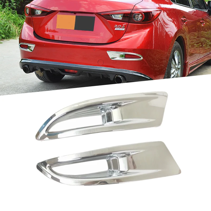 Внешние аксессуары для Mazda 3 M3 Axela 2017 2018 ABS хромированный передний противотуманный