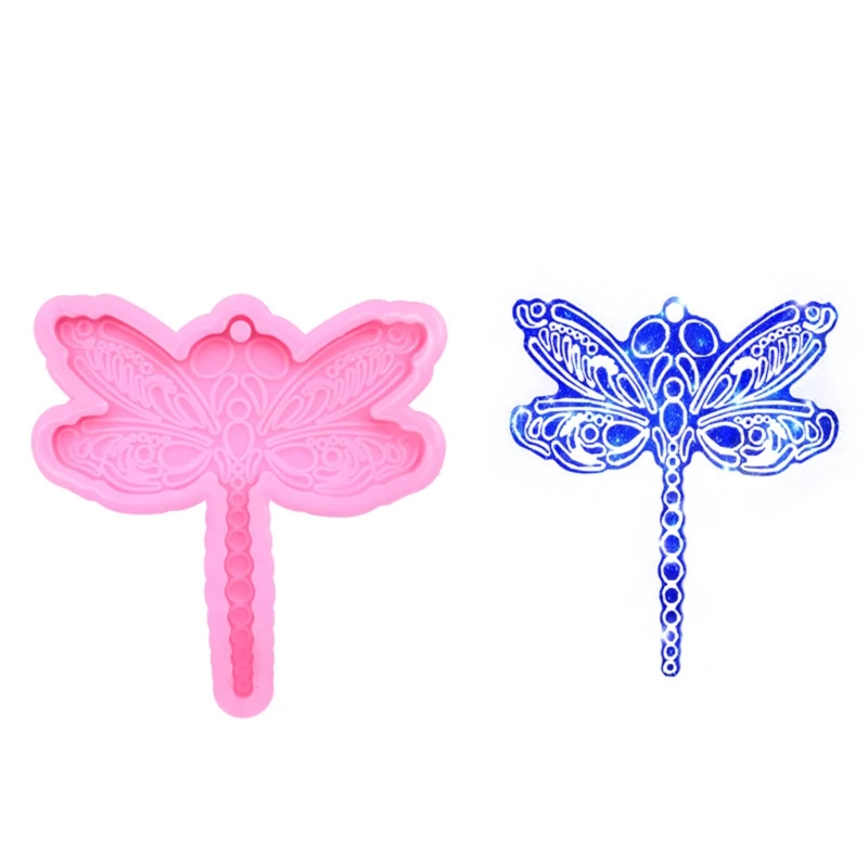 

Handmade Dragonfly Silicone Mold Keychain Pendant Resin Mold Jewelry Making