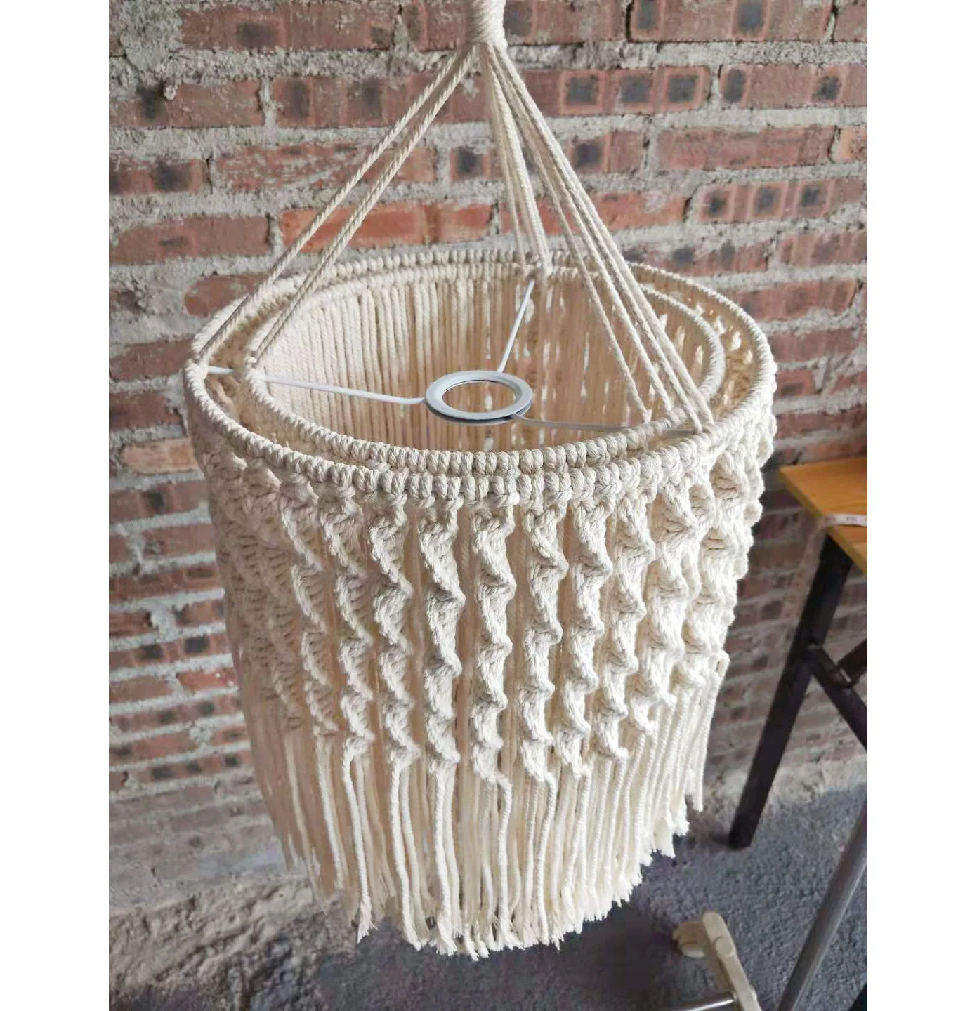 

Bohemian Tapestry Hand-woven Creative Home Decoration Bedroom Decoration Chandelier Shade Cotton 30*40 Hanging Light Shade