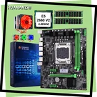 Материнская плата HUANANZHI X79, процессор Xeon E5 2660 V2 с 6 тепловыми трубками, кулер ОЗУ 8 Гб (2 х4 ГБ) DDR3 REG ECC