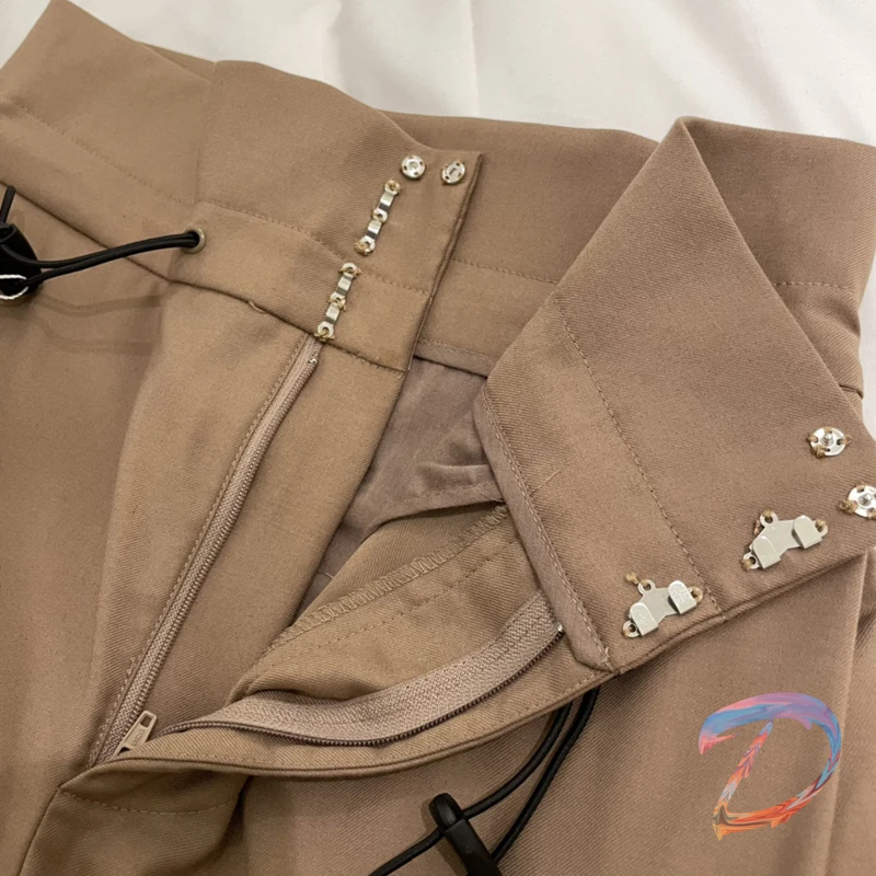 Ader Error Suit Pants Oversize High Quality Drawstring High Wais Trousers Women's Korean Adererror Trend Female Casual Pants
