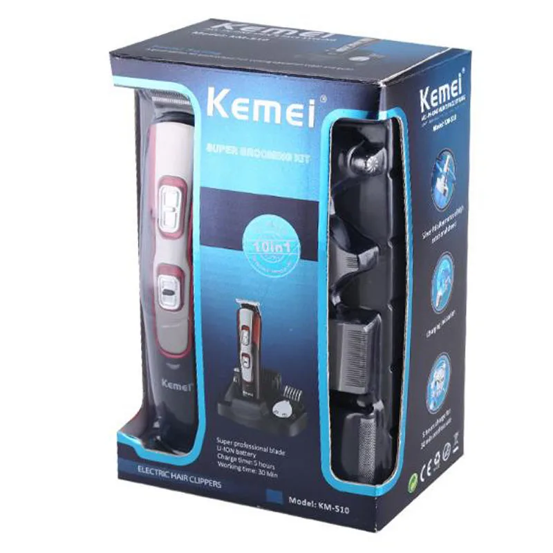 Kemei KEMAI ножницы для стрижки бритва волос в носу бритвенный нож с плоским углом