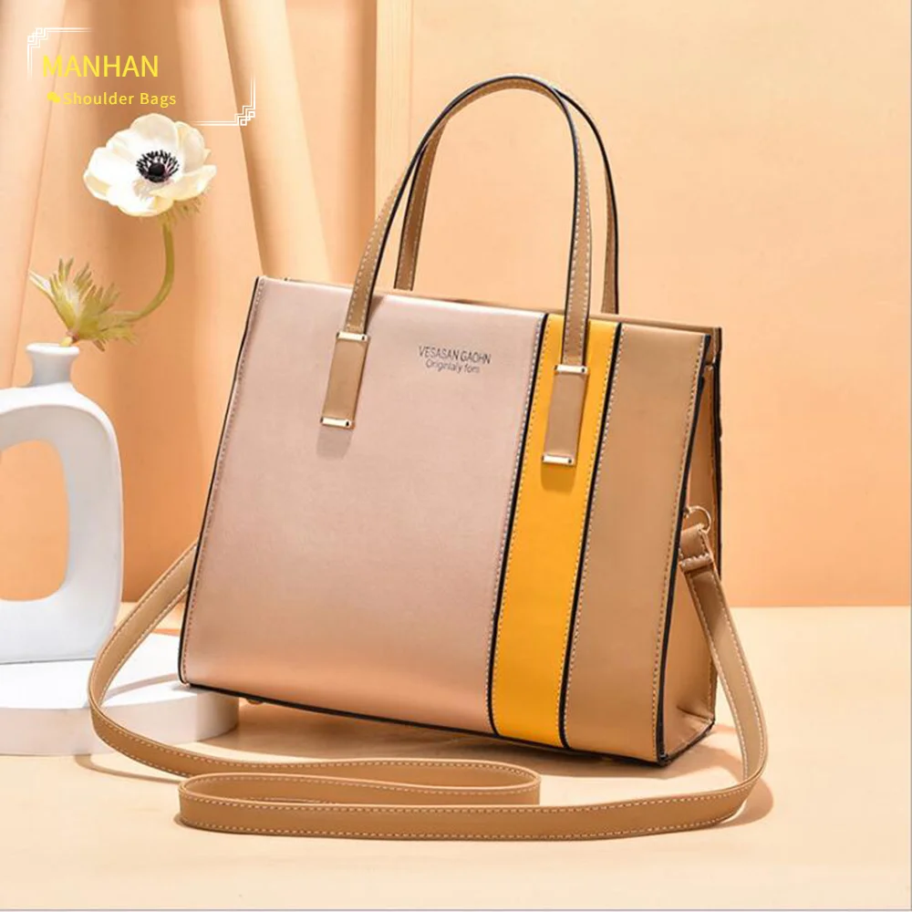 

New Fashion Leisure Skin-Friendly Luxury Brand Ladies Large-Capacity Single-Shoulder Messenger Bag Bucket Storage Bag