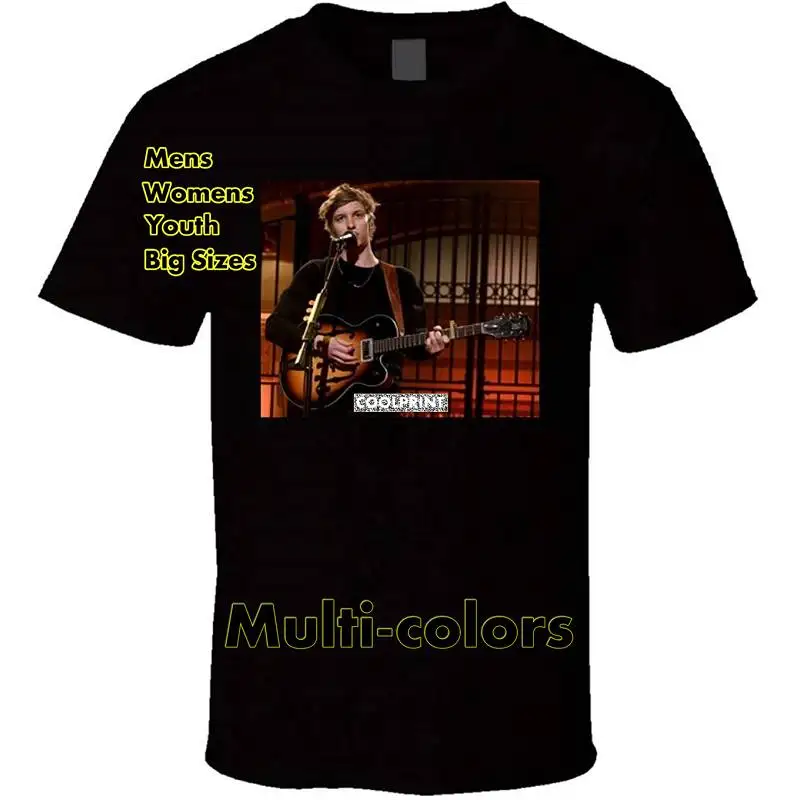 

Cotton George Ezra Wallpaper t Shirt T Shirts Oversized Mens Fashion Originality Graphic Shirts