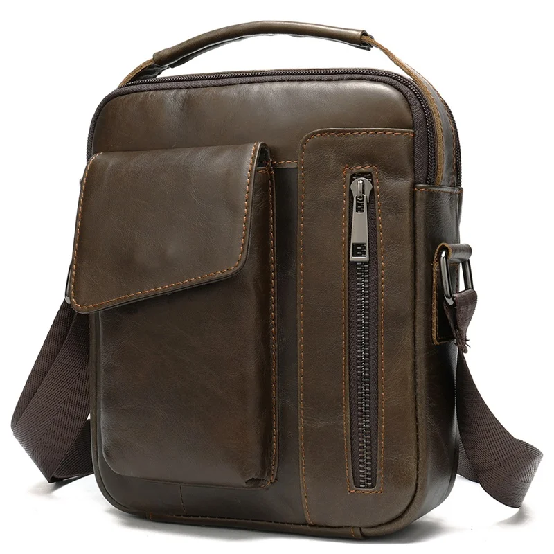 WESTAL сумка мужская из натуральной кожи маленький мужчина коровьей клапаном