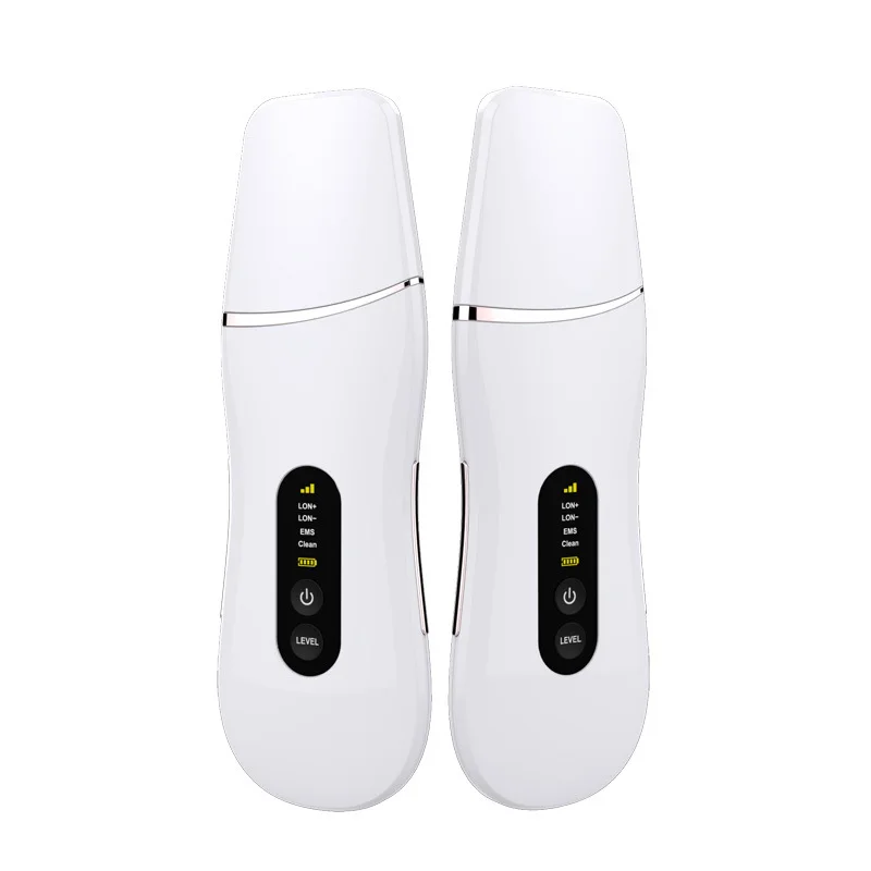 

Rechargeable Skin Care Device Beauty Instrument Ion Deep Face Cleaning Peeling Professional Ultrasonic Facial Skin Scrubber