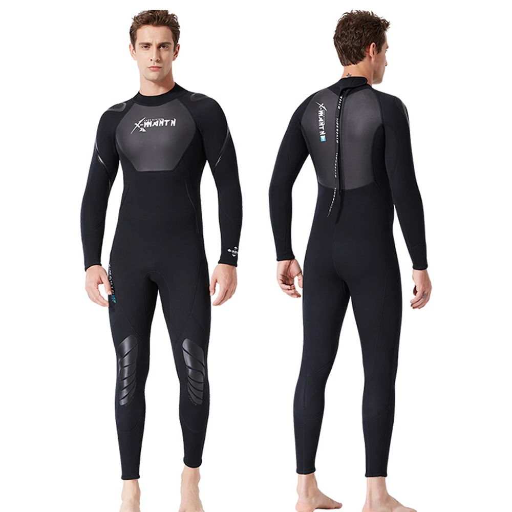 

Neoprene Windsurf Kitesurf Wetsuit Men 3MM Underwater Fishing Wakeboard Surf Snorkeling Spearfishing Scuba Diving Suit Clothes