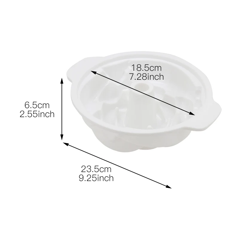 7 3 &quotбольшой цветок розы силиконовая форма для выпечки хлебный пирог Flan Tart торта