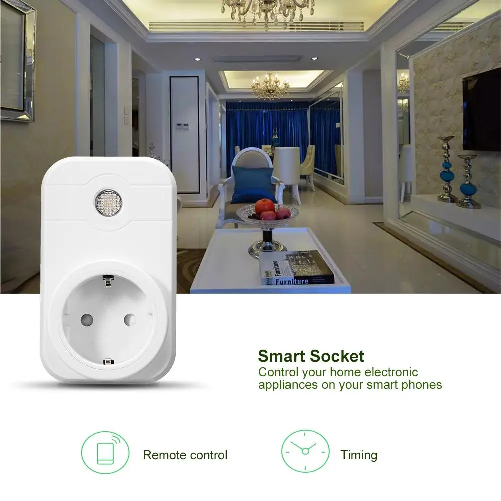 WiFi умная розетка приложение удаленное управление таймер переключатель для