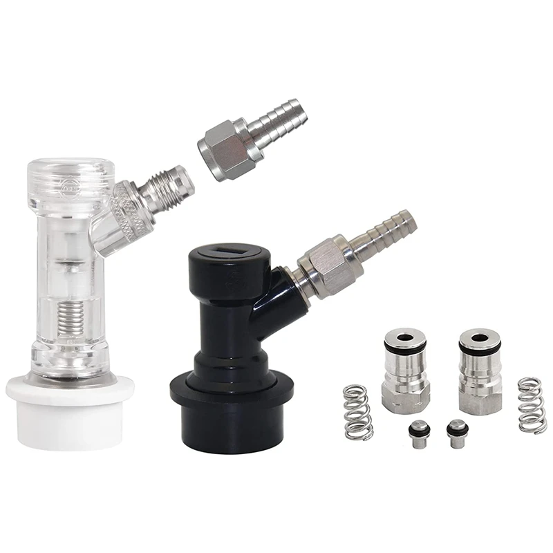 

Check Valve Ball Lock Gas Connector Ball Lock Liquid Disconnect Swivel Nuts And Keg Post Adapter For Beer Home Brewing