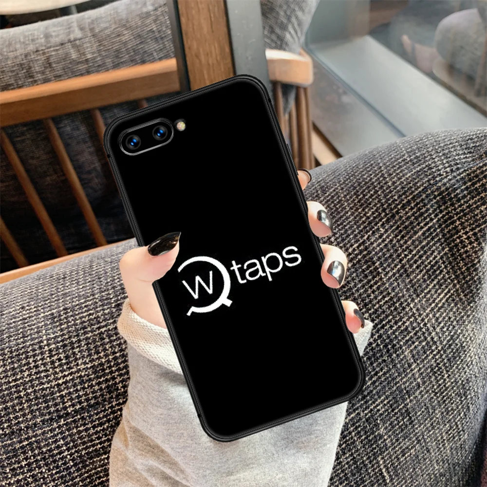 

Japan trend brand WTAPS Phone Case Cover Hull For HUAWEI honor 7a 8s 8a 8x 9 9x 10 20 i Lite Pro black Hoesjes Trend Cover Soft