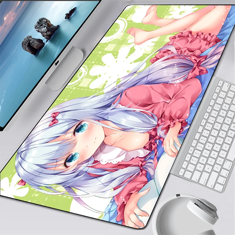 

Kawaii Gaming Mouse Pad Gamer Izumi Mouse Pad Anime Cool New Office Notbook Desk Mat Adorable Padmouse Games Pc Gamer Mats gift