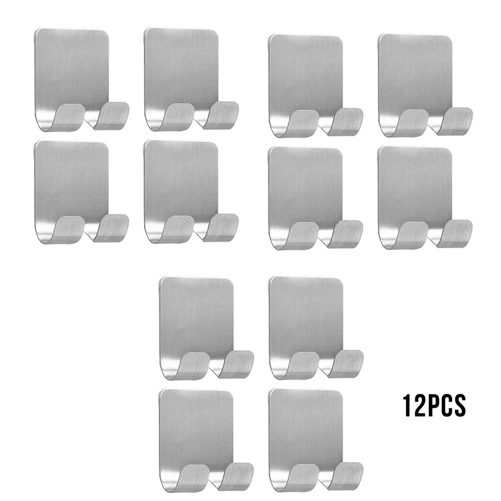 

12pcs Razor Stainless Steel Holder Wall Men Shaving Shaver Shelf Bathroom Razor Rack Wall Adhesive Storage Hook Kitchen Hanger