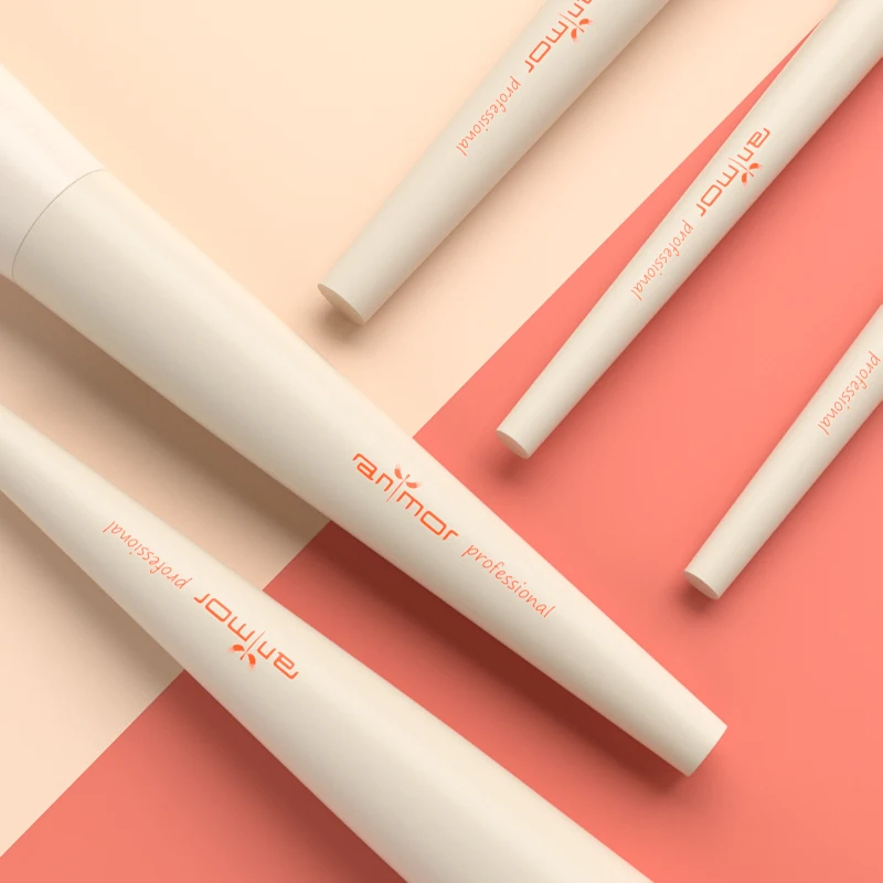 Набор синтетических кистей для макияжа Anmor 11 шт. нанесения пудры контура теней |