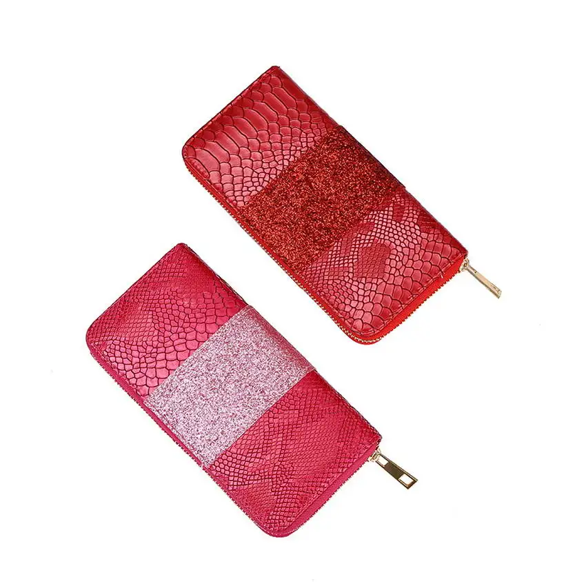 Кошелек KANDRA из искусственной кожи с тиснением в виде пайеток