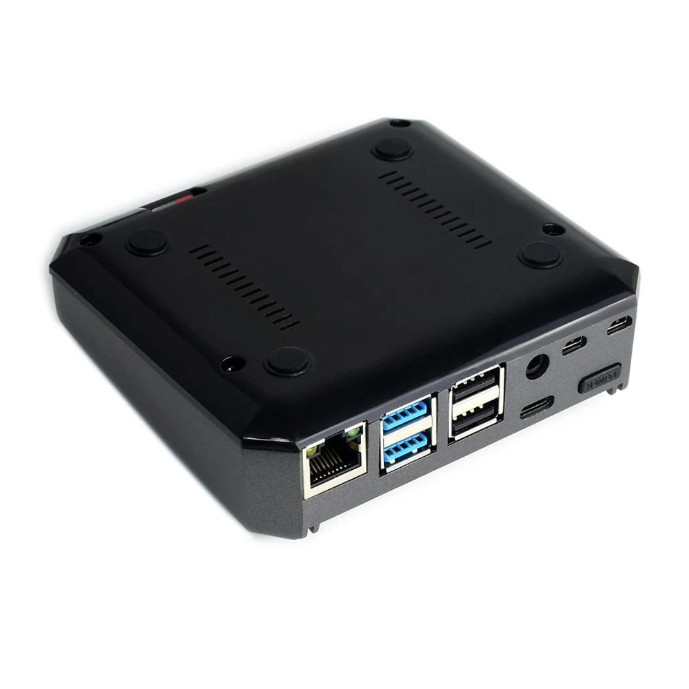 ShenZhenMaker Waveshare приличный Алюминиевый Чехол для Raspberry Pi 4 с безопасной кнопкой