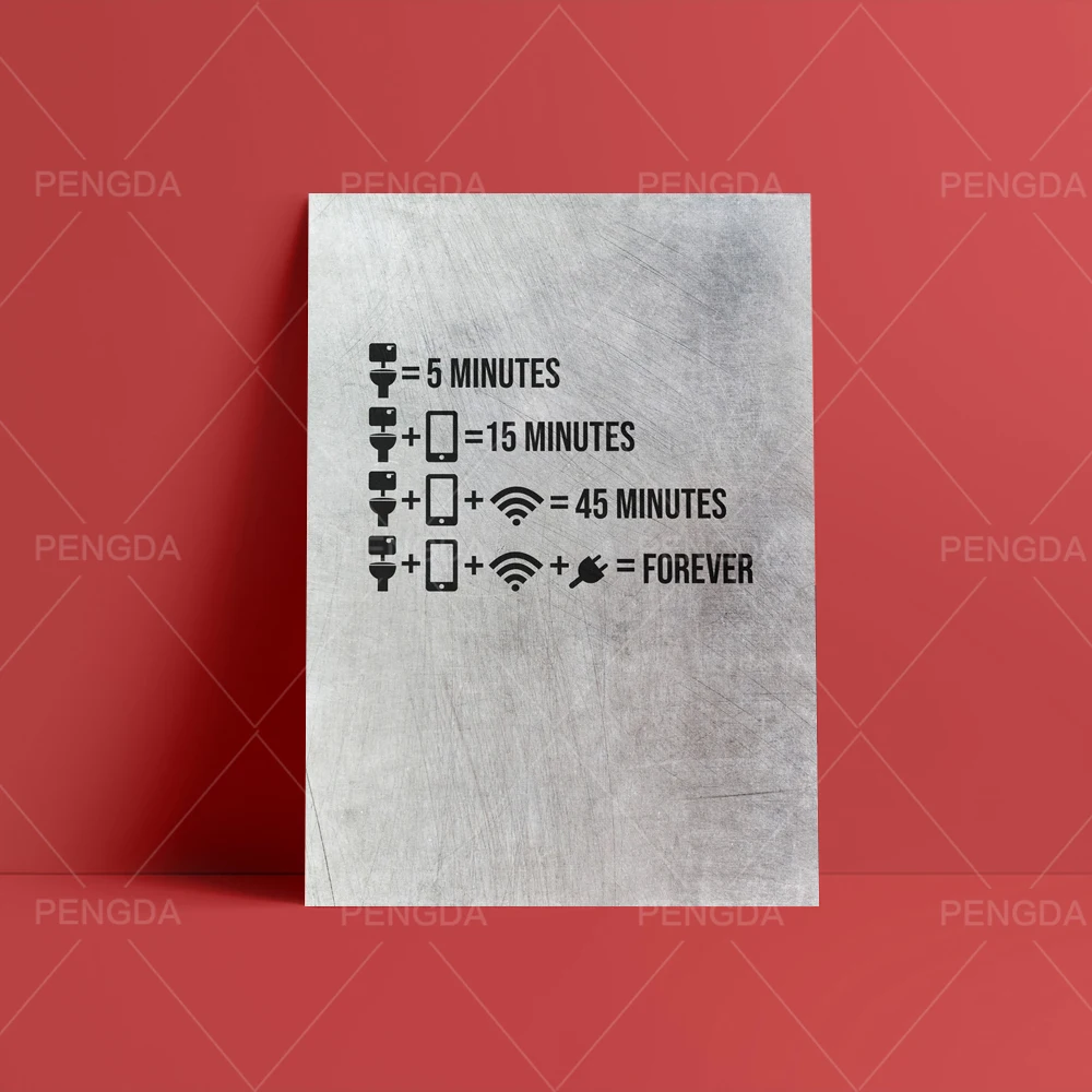 Домашний декор Телефон холст картины Wifi настенное искусство минимализм принты