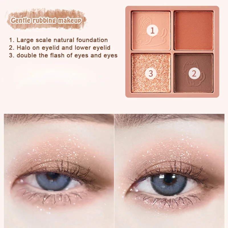 

Eyeshadow Palette High Pigmented Matte and Shimmer Colourful Eyeshadow Palette For Girl Women